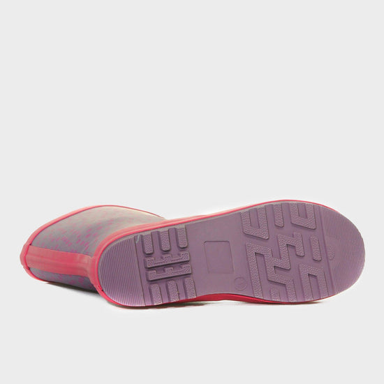 Girls' Spotted Trim Wellies