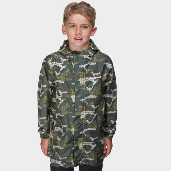Kids' Camo Packable Jacket