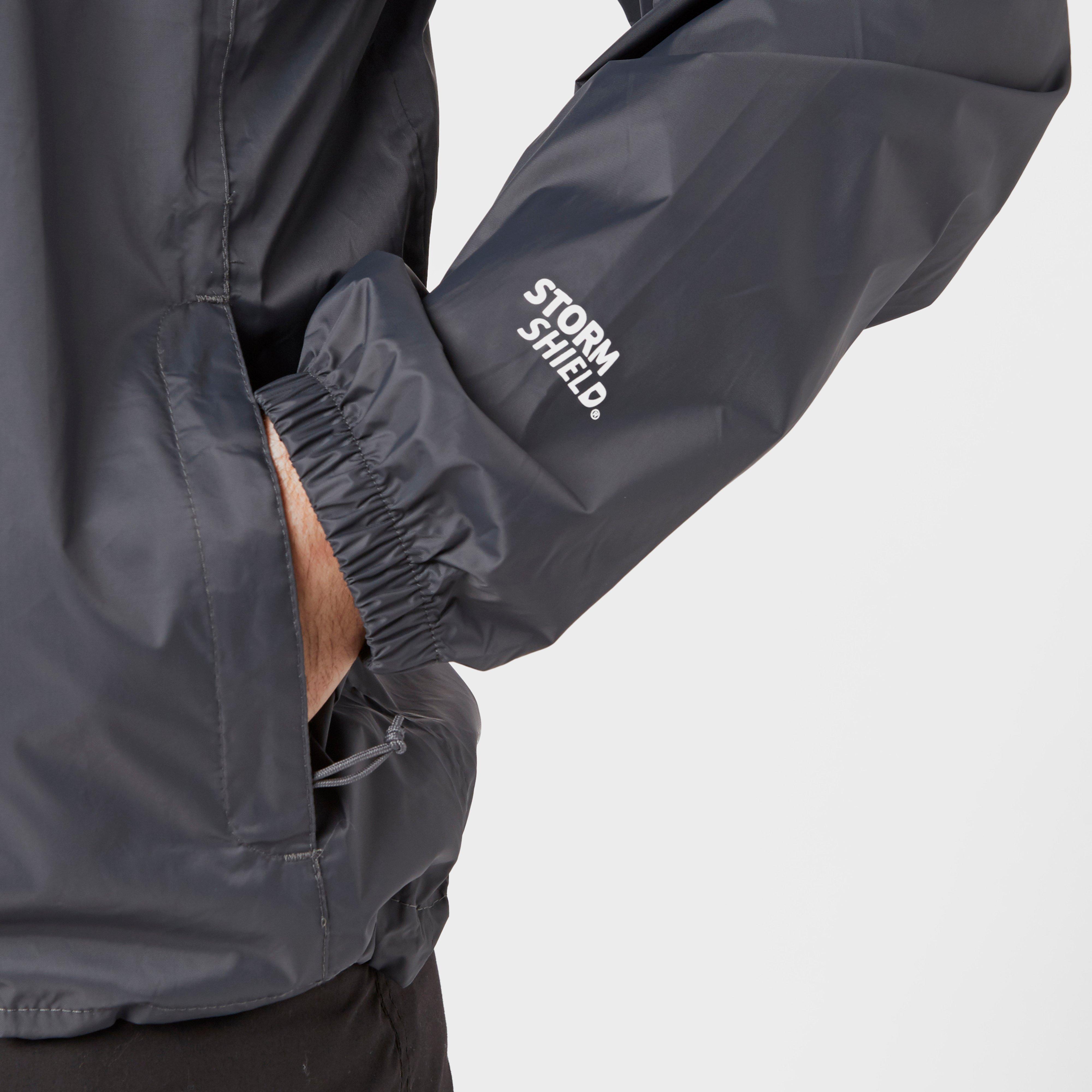 Mens Packable Jacket Grey