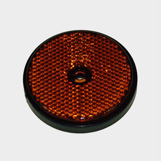 Amber Round Reflectors