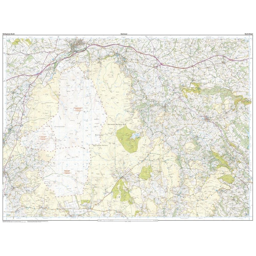 Explorer OL28 Dartmoor Map With Digital Version