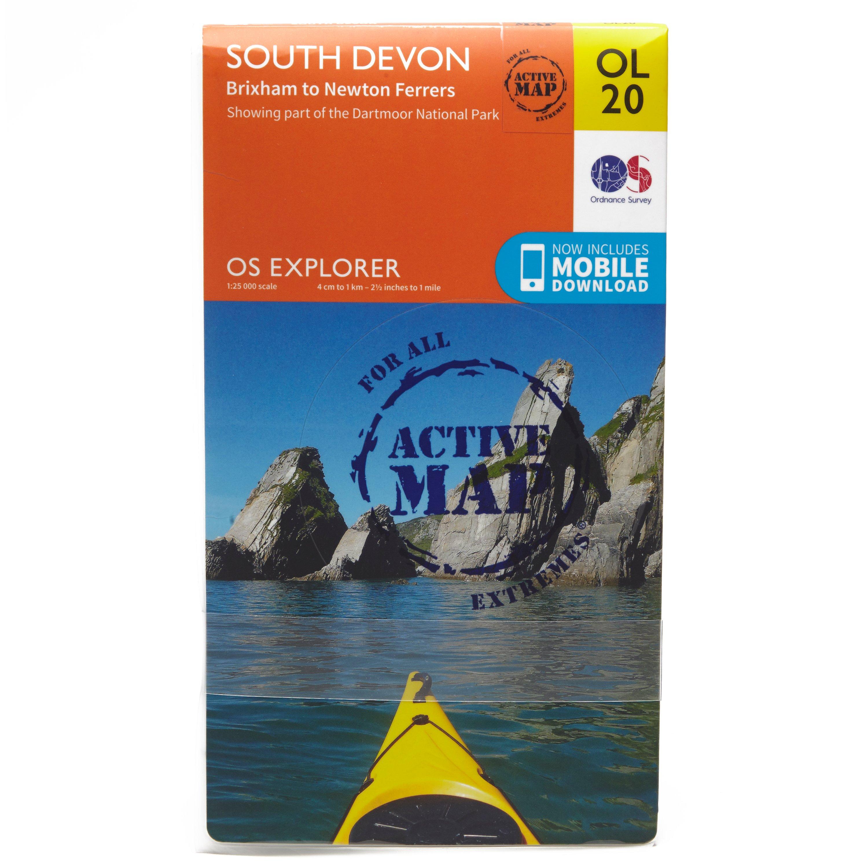 Explorer Active OL20 South Devon Map With Digital Version