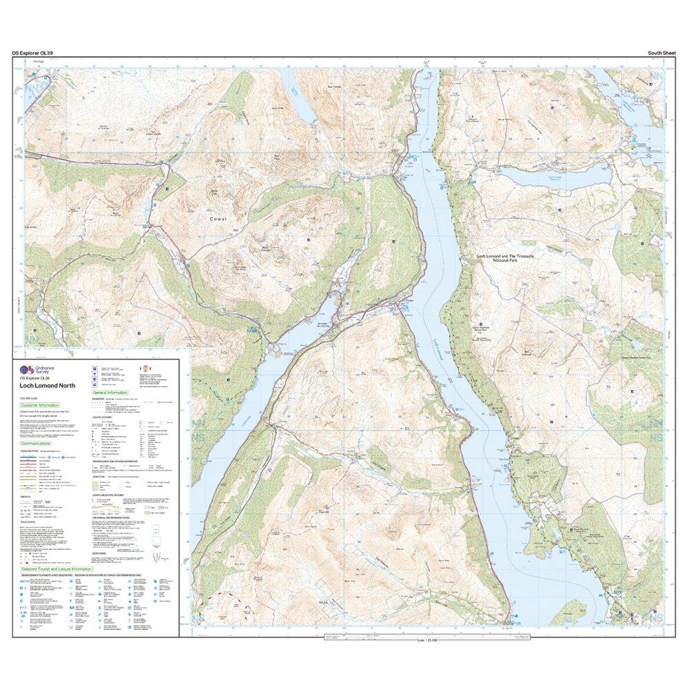 Explorer Active OL39 Loch Lomond North Map With Digital Version