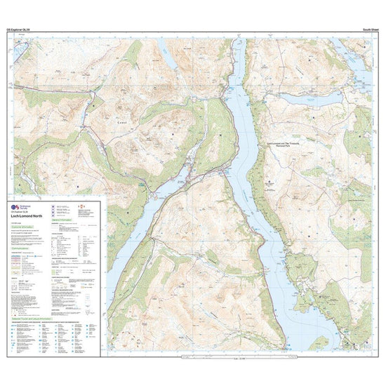 Explorer Active OL39 Loch Lomond North Map With Digital Version