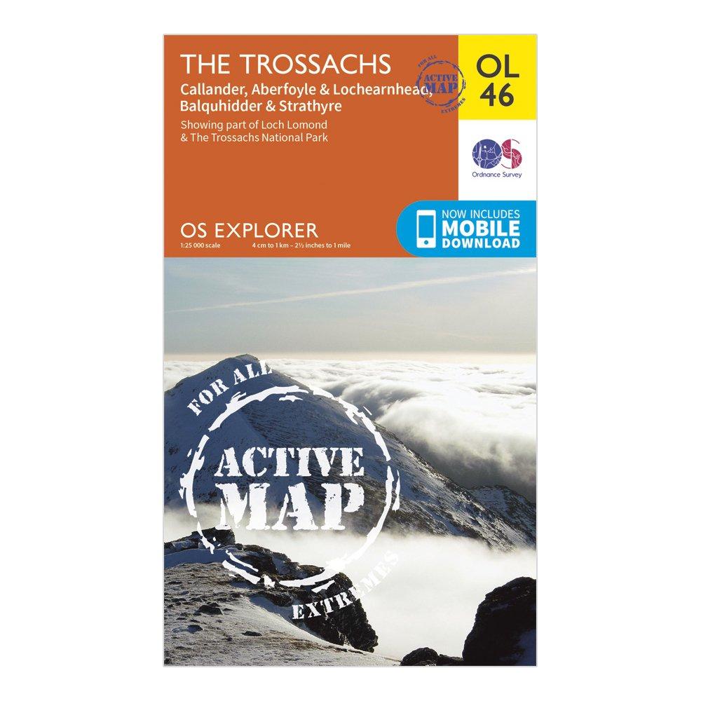 Explorer Active OL46 The Trossachs Map With Digital Version