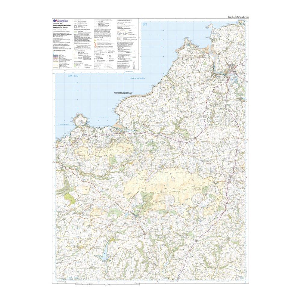 Explorer OL35 North Pembrokeshire Map With Digital Version