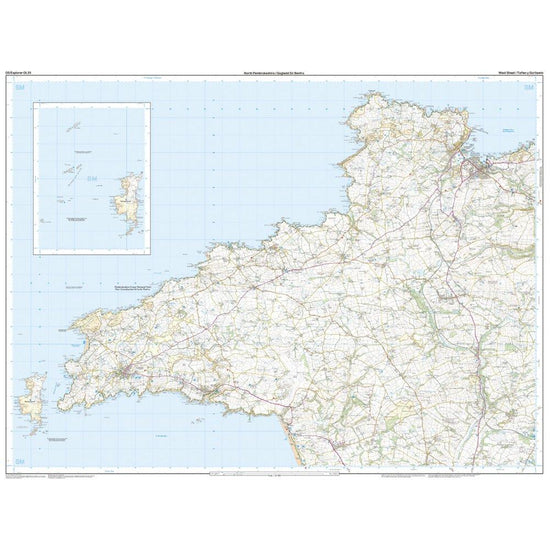 Explorer OL35 North Pembrokeshire Map With Digital Version