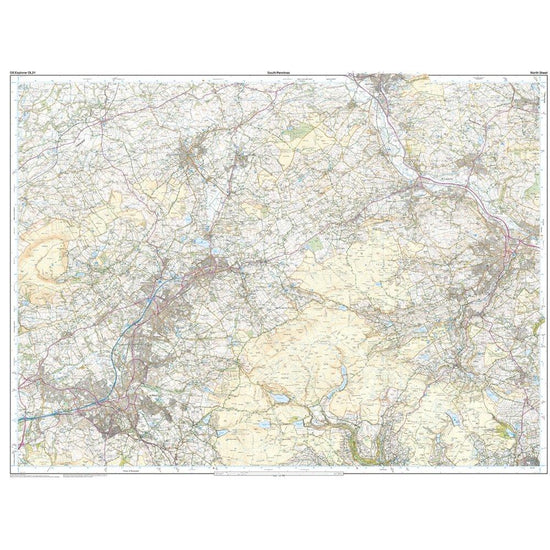 Explorer OL21 South Pennines Map With Digital Version