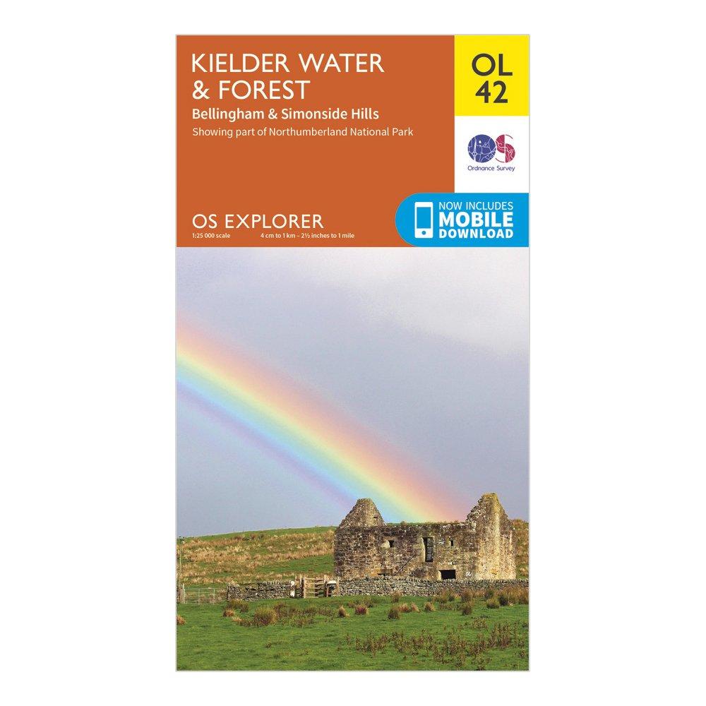 Explorer OL42 Kielder Water & Forest Map With Digital Version