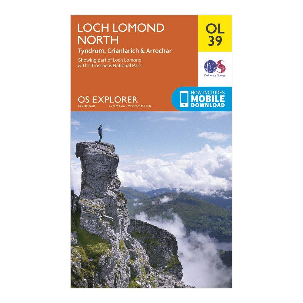 Explorer OL39 Loch Lomond North Map With Digital Version