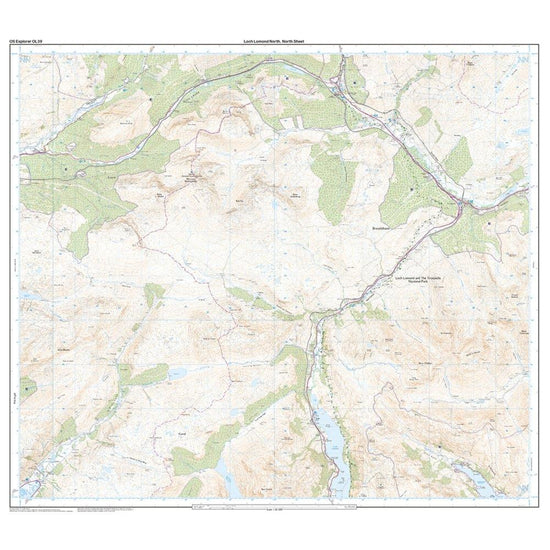 Explorer OL39 Loch Lomond North Map With Digital Version