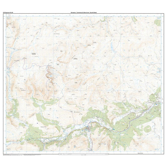 Explorer OL58 Braemar, Tomintoul & Glen Avon Map With Digital Version