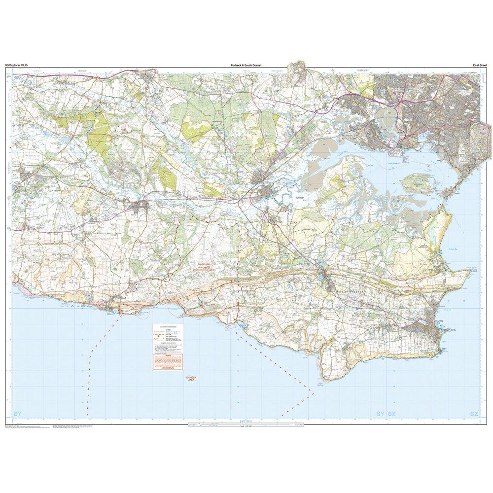 Explorer Active OL15 Purbeck & South Dorset Map With Digital Version