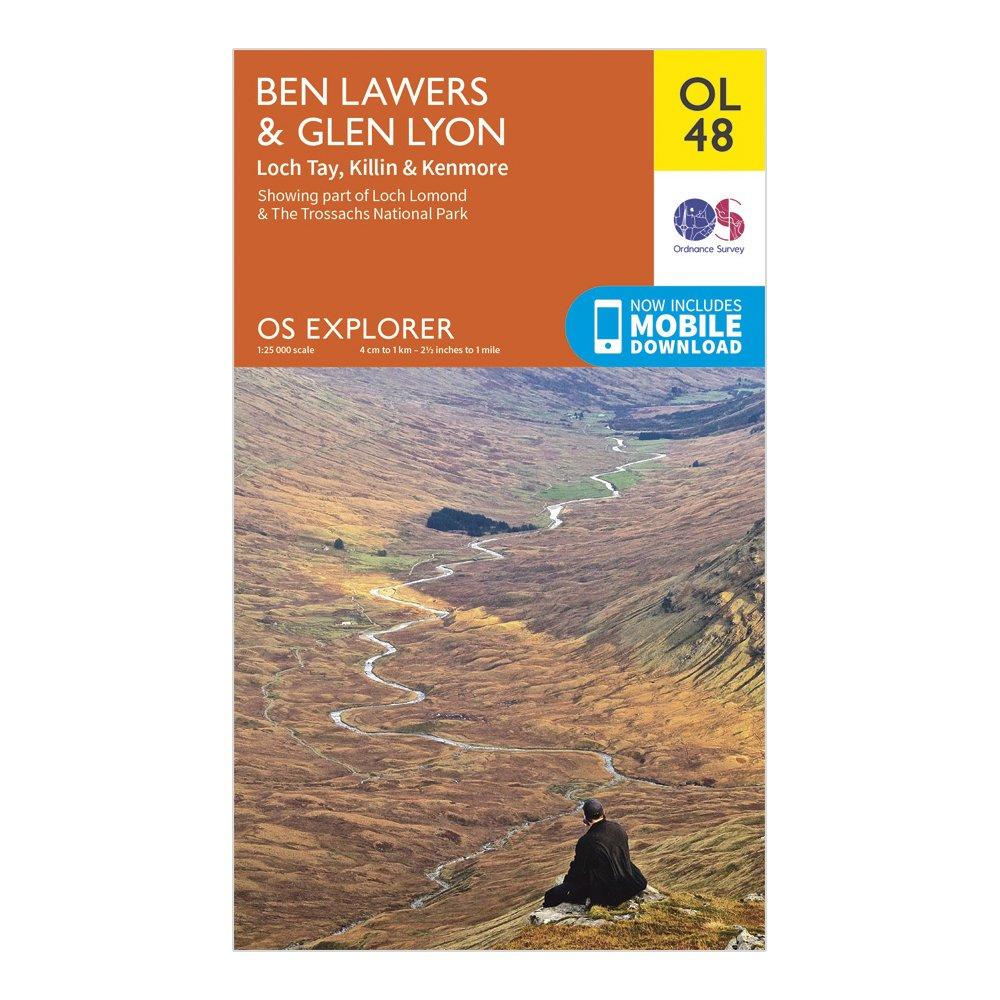 Explorer OL48 Ben Lawers & Glen Lyon Map With Digital Version