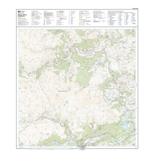 Explorer OL59 Aboyne, Alford & Strathdon Map With Digital Version