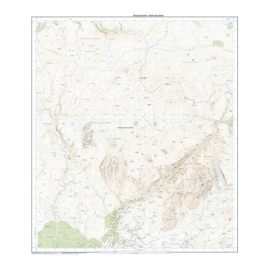 Explorer OL51 Atholl Map With Digital Version