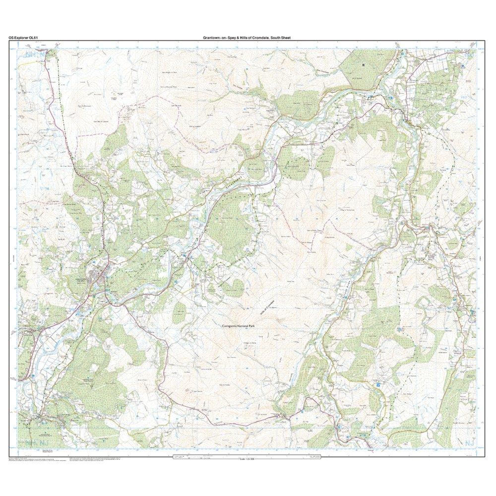 Explorer OL61 Grantown-on-Spey & Hills of Cromdale Map With Digital Version