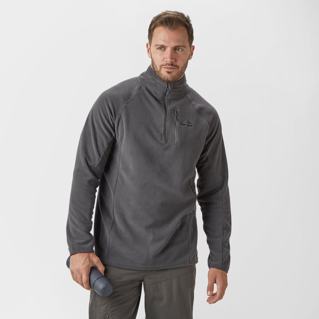 Men's Grid Half Zip Fleece
