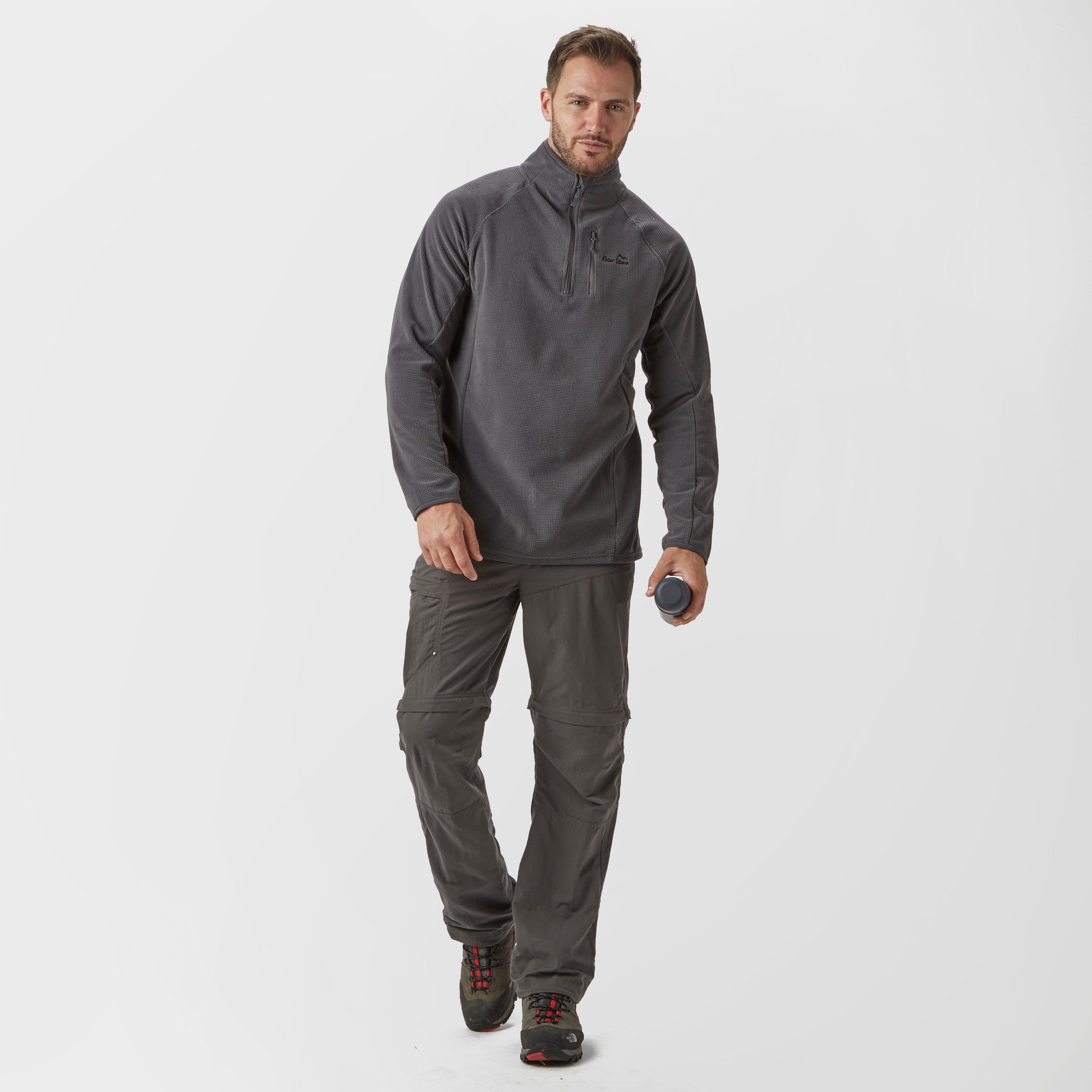 Men's Grid Half Zip Fleece