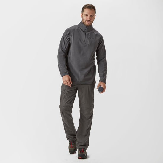 Men's Grid Half Zip Fleece