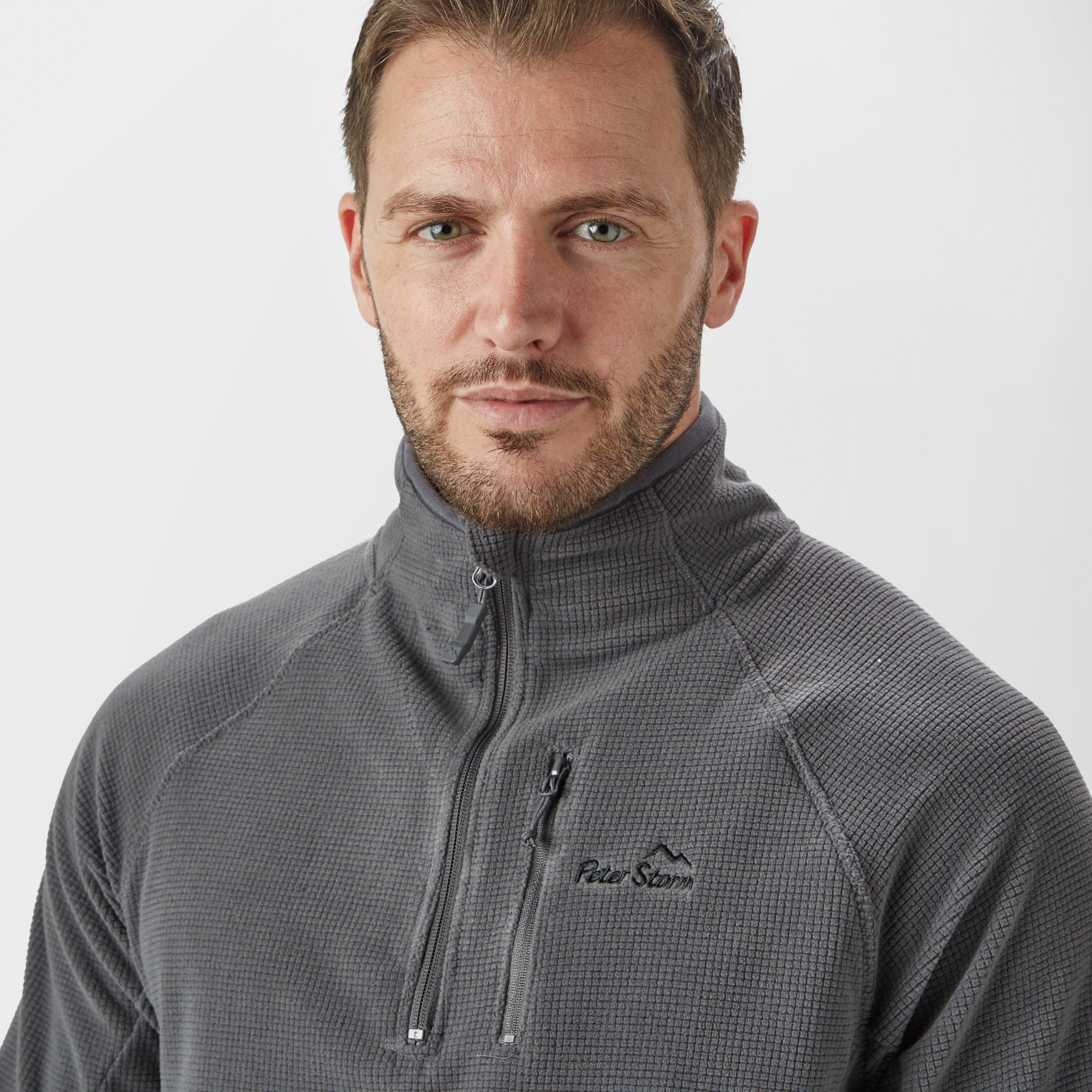 Men's Grid Half Zip Fleece