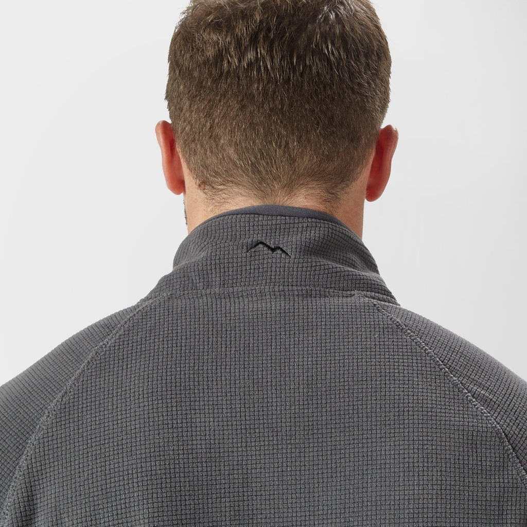 Men's Grid Half Zip Fleece