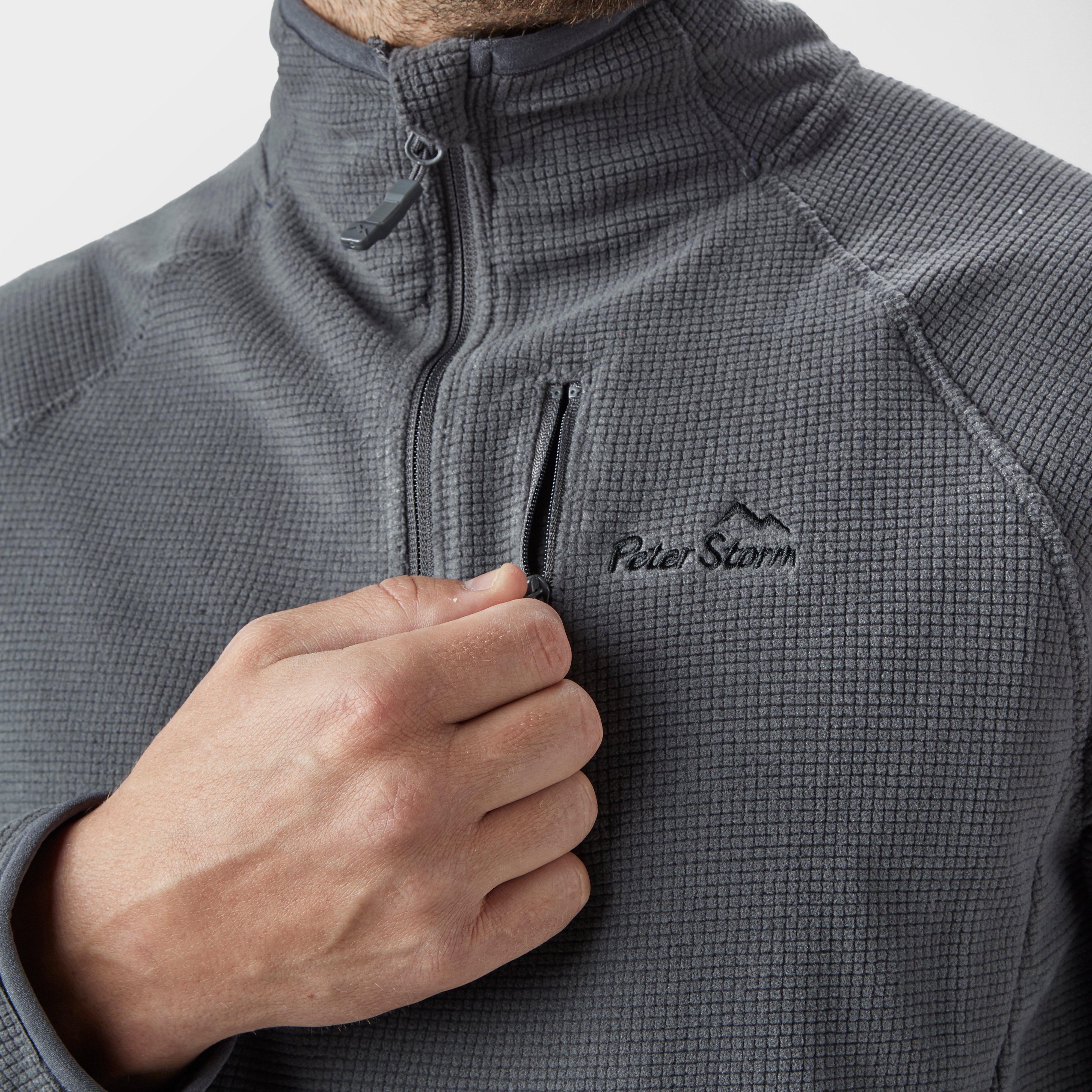Men's Grid Half Zip Fleece