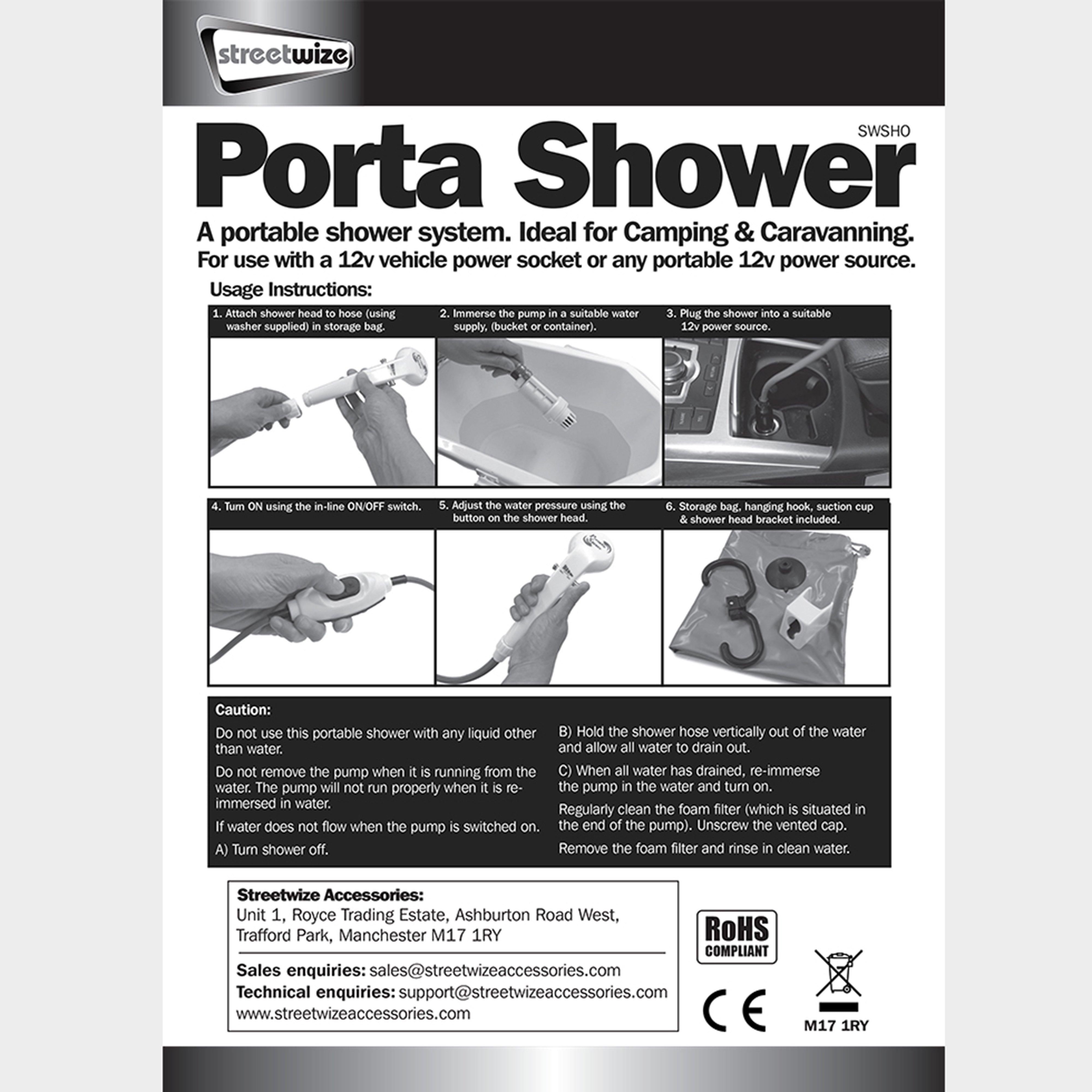 12V Porta Shower