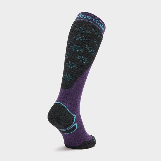 Women's Ski Midweight Merino Endurance Over Calf Socks