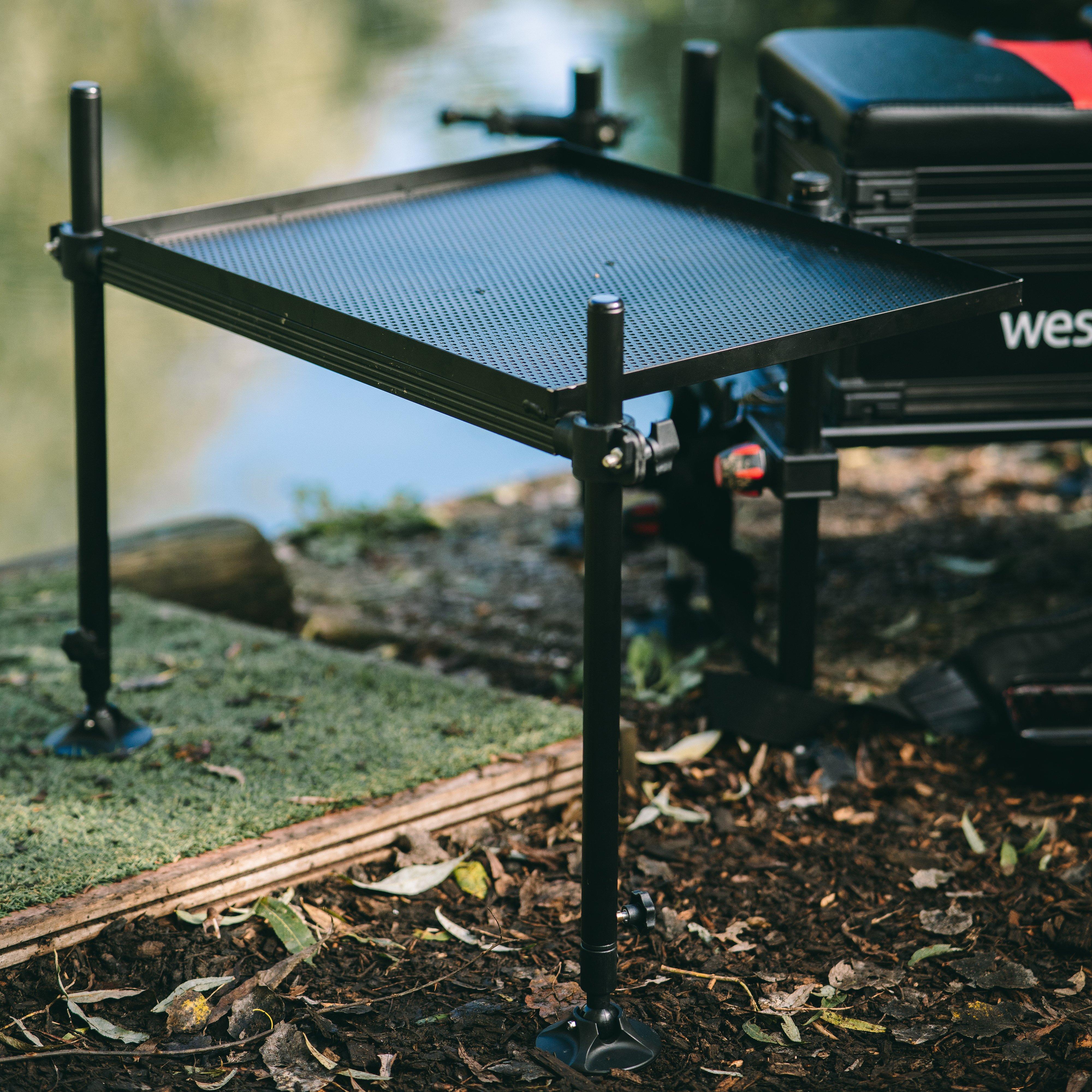 Large Side Tray With Telescopic Leg