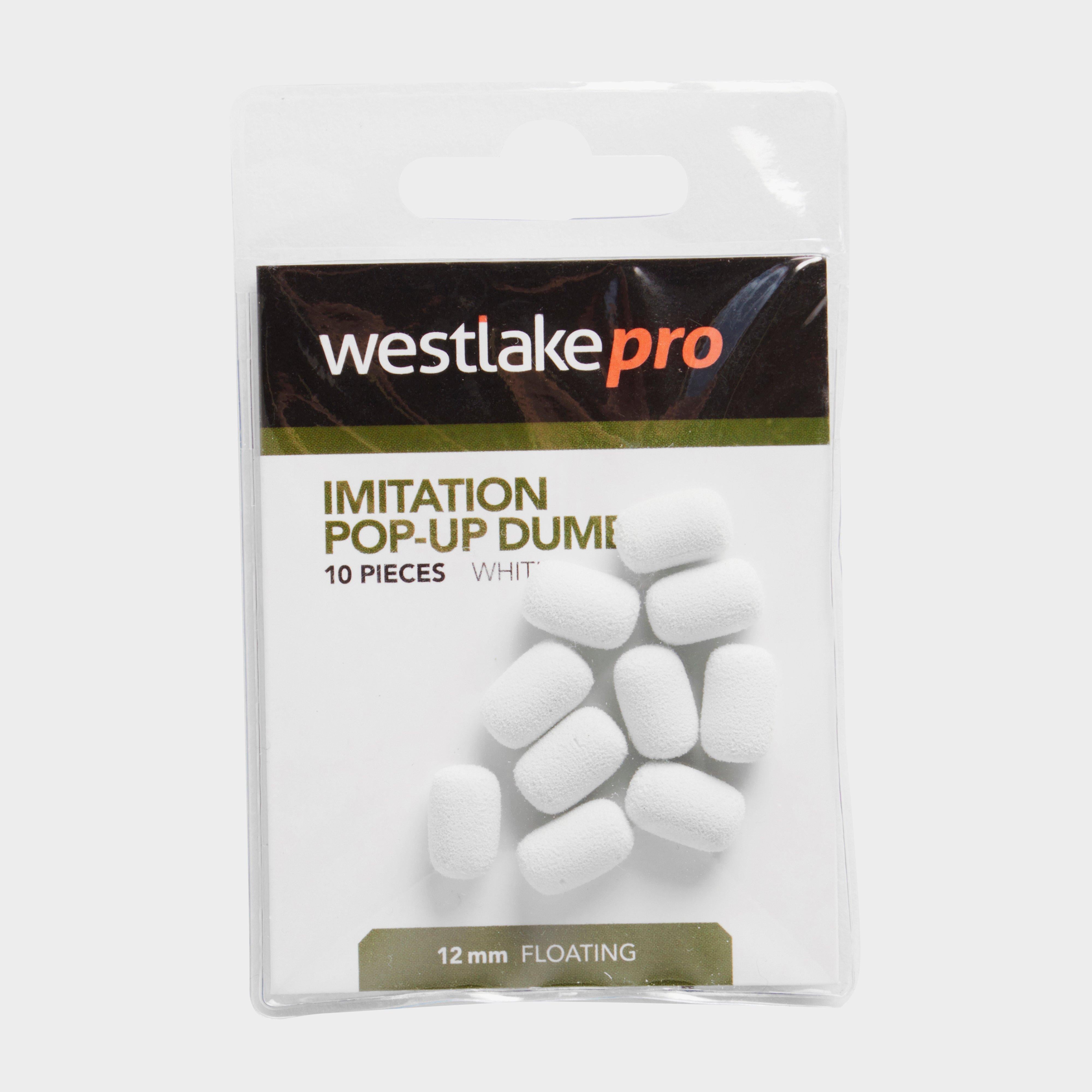 Imitation Popup Dumbell 12mm White (10pcs)