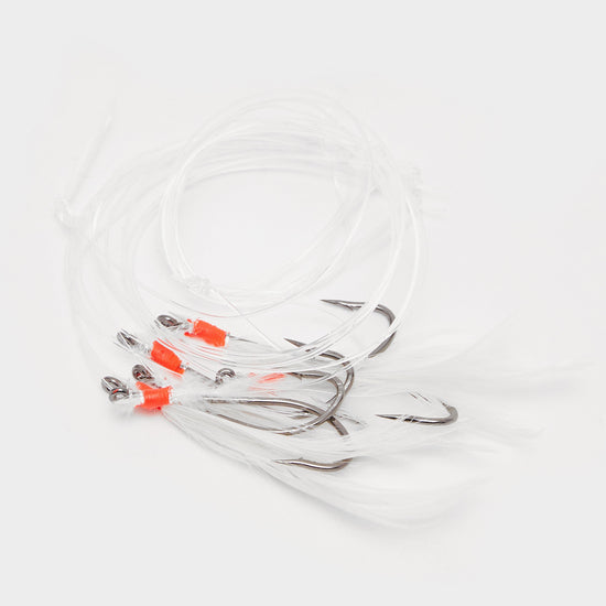 6 Hook Cod Feather 3/0