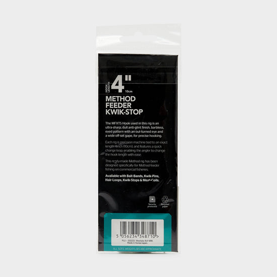 Method Feeder Kwik-Stop Rig 4" Size 10