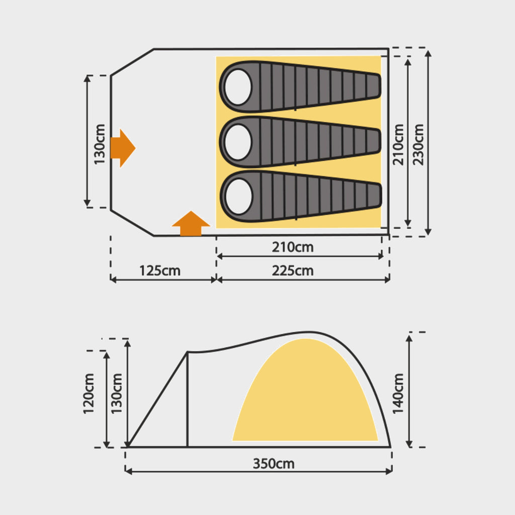Avon 3 DLX Nightfall Tent