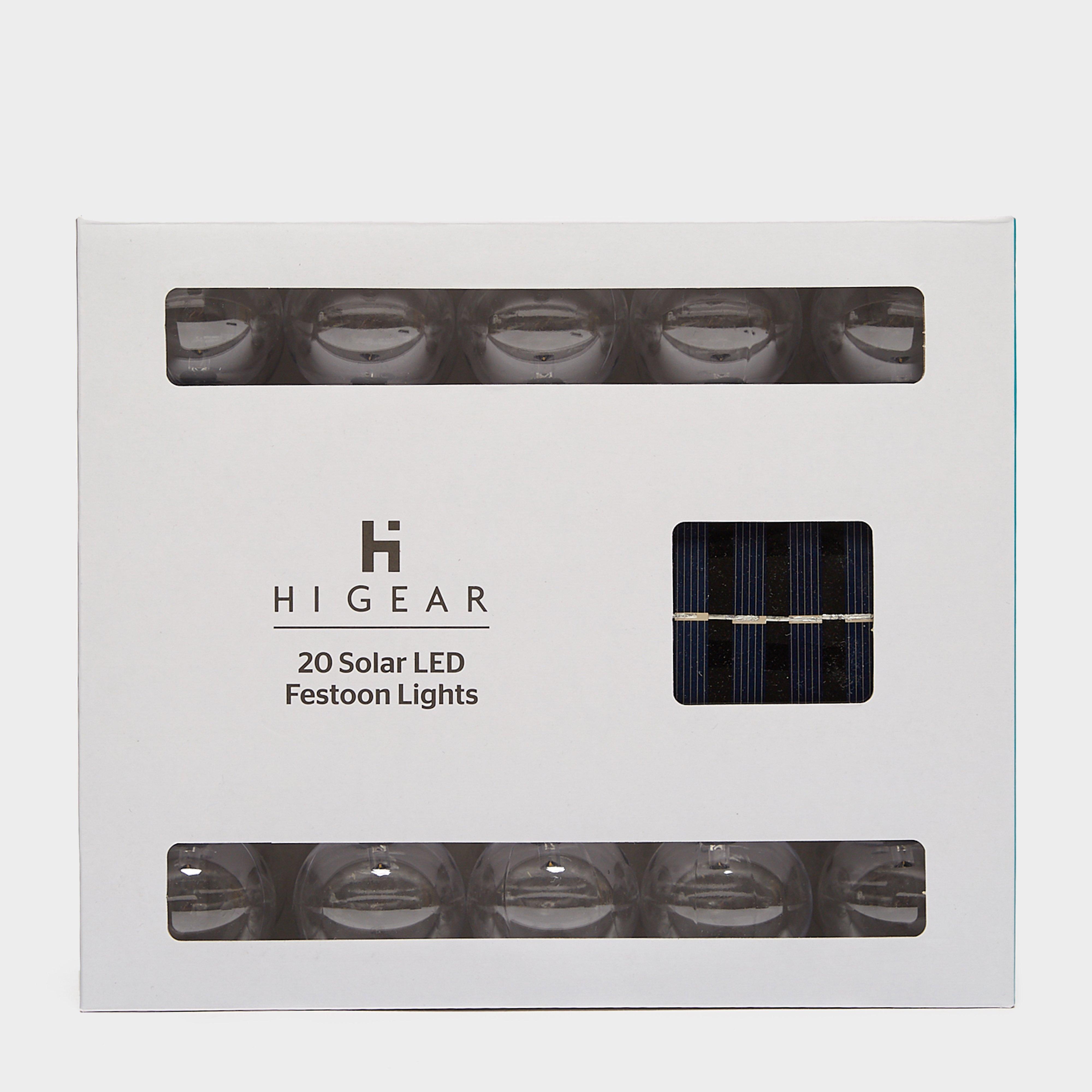 20 Solar LED Festoon Lights