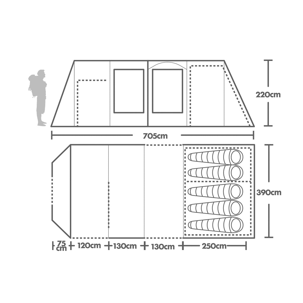 Telstar 5 Nightfall Air Tent
