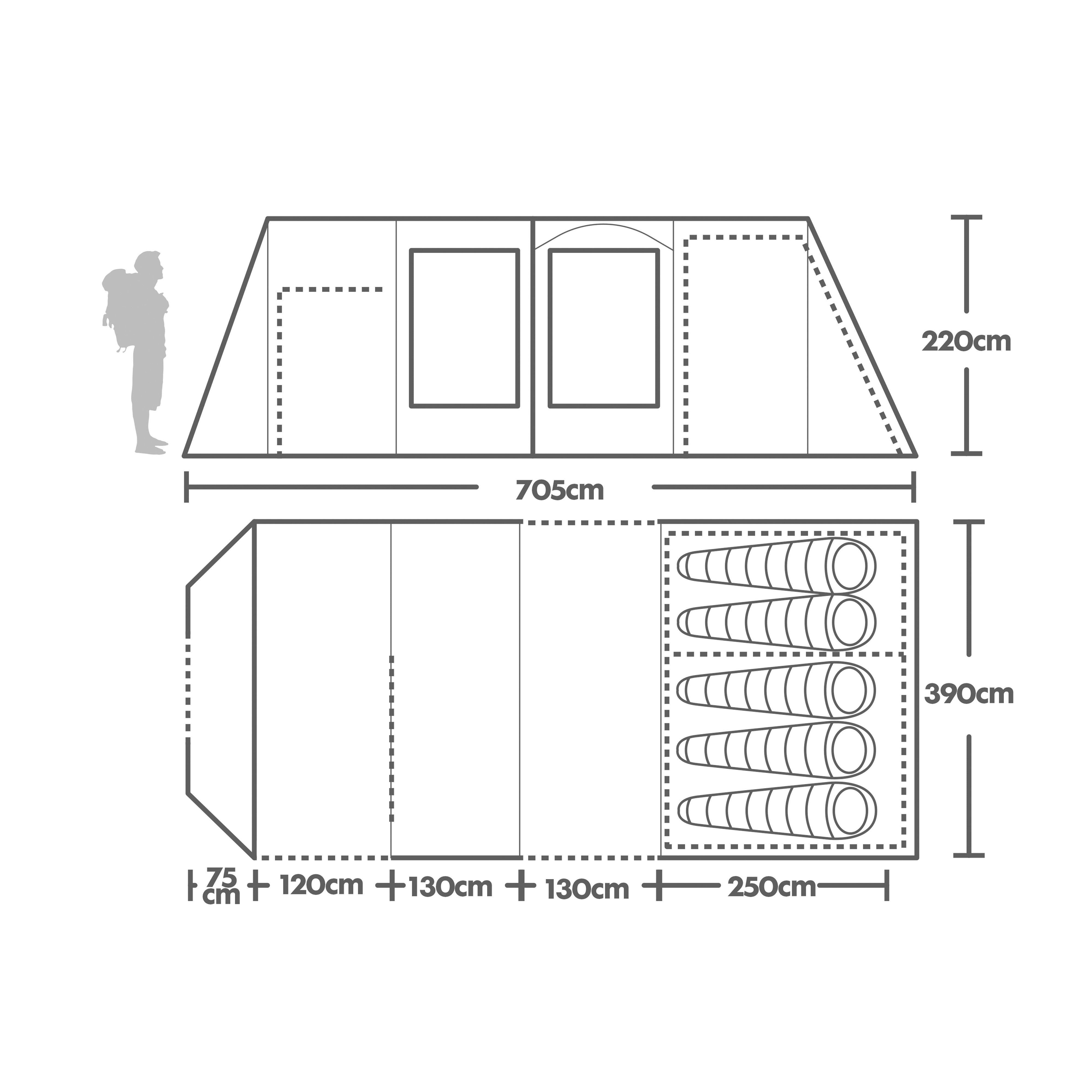 Telstar 5 Nightfall Air Tent