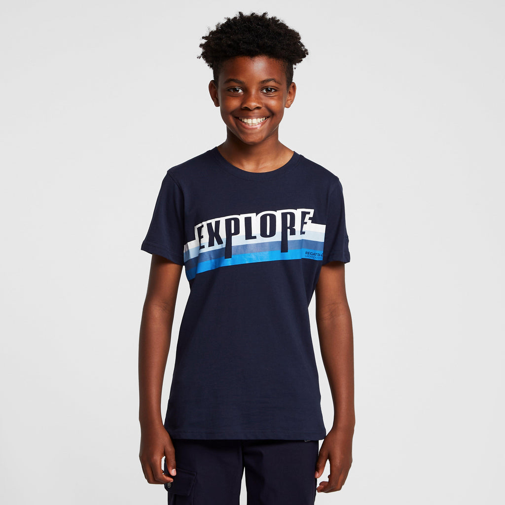 Kids' Bosley V T-Shirt Navy Explore