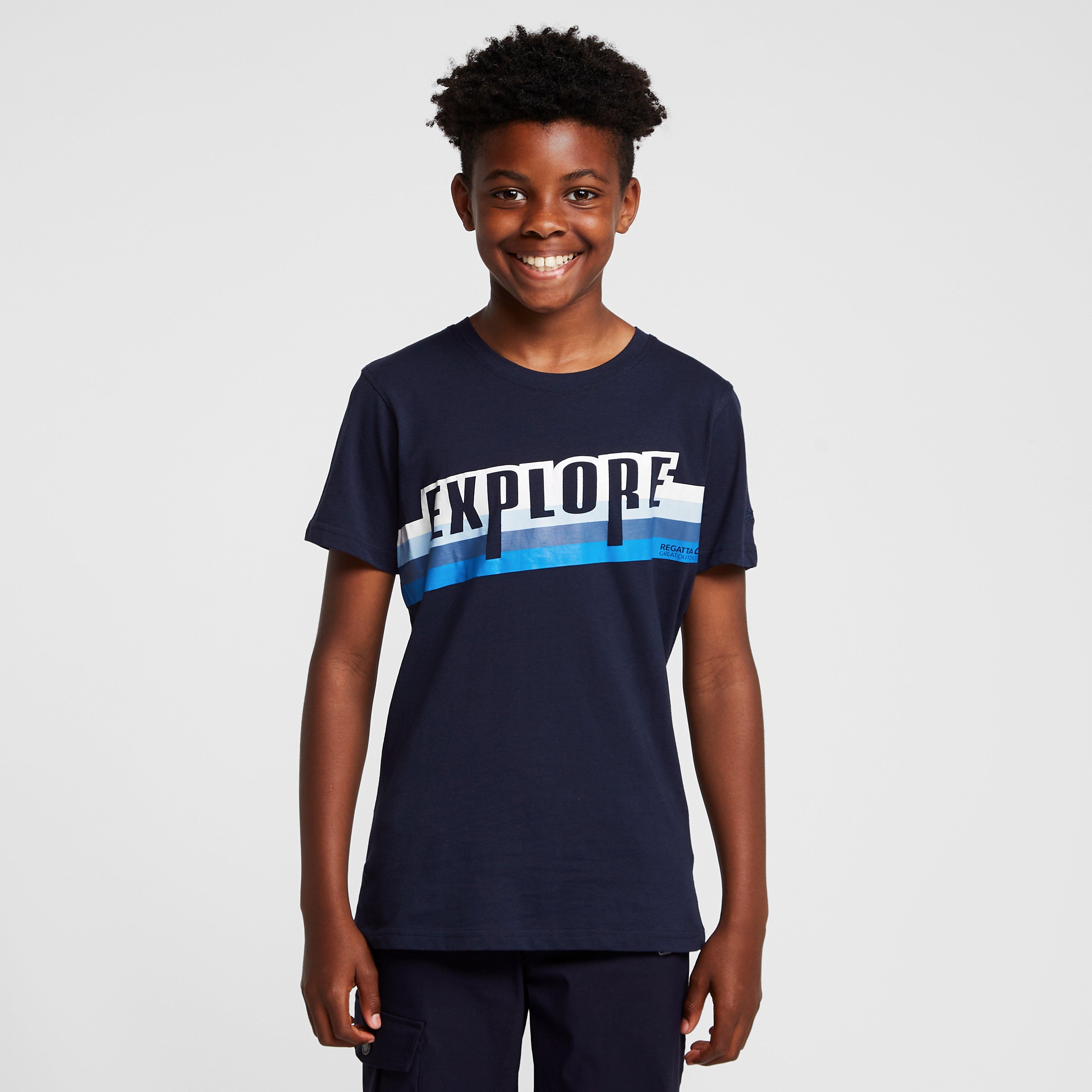 Kids' Bosley V T-Shirt Navy Explore