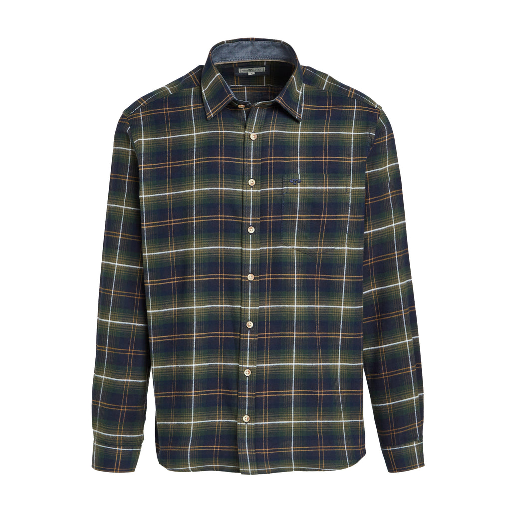 Mens Pitmedden Long Sleeve Flannel Shirt
