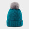 Chunky Knit Bobble Hat Ocean Blue
