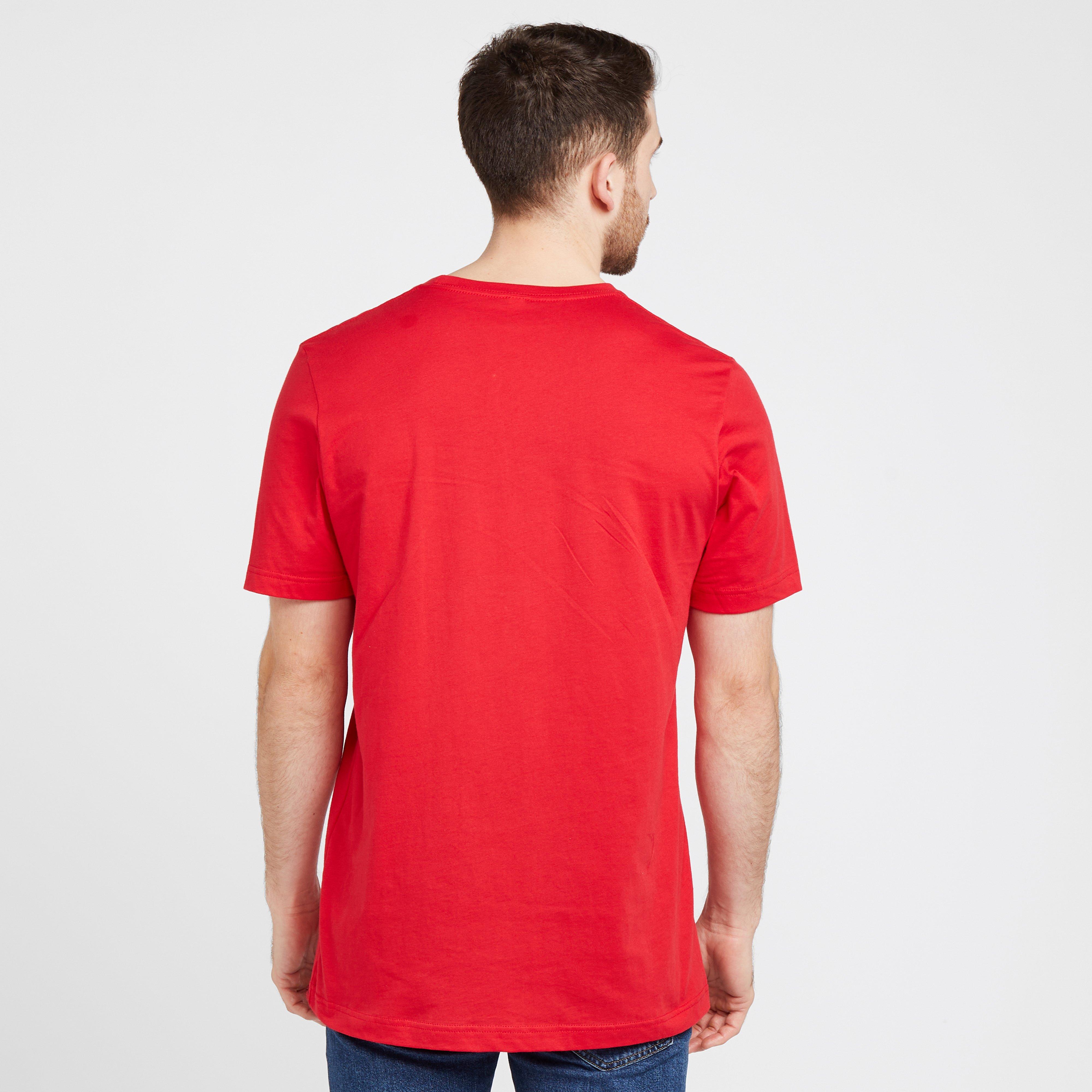Men’s Front Logo Tee in Red