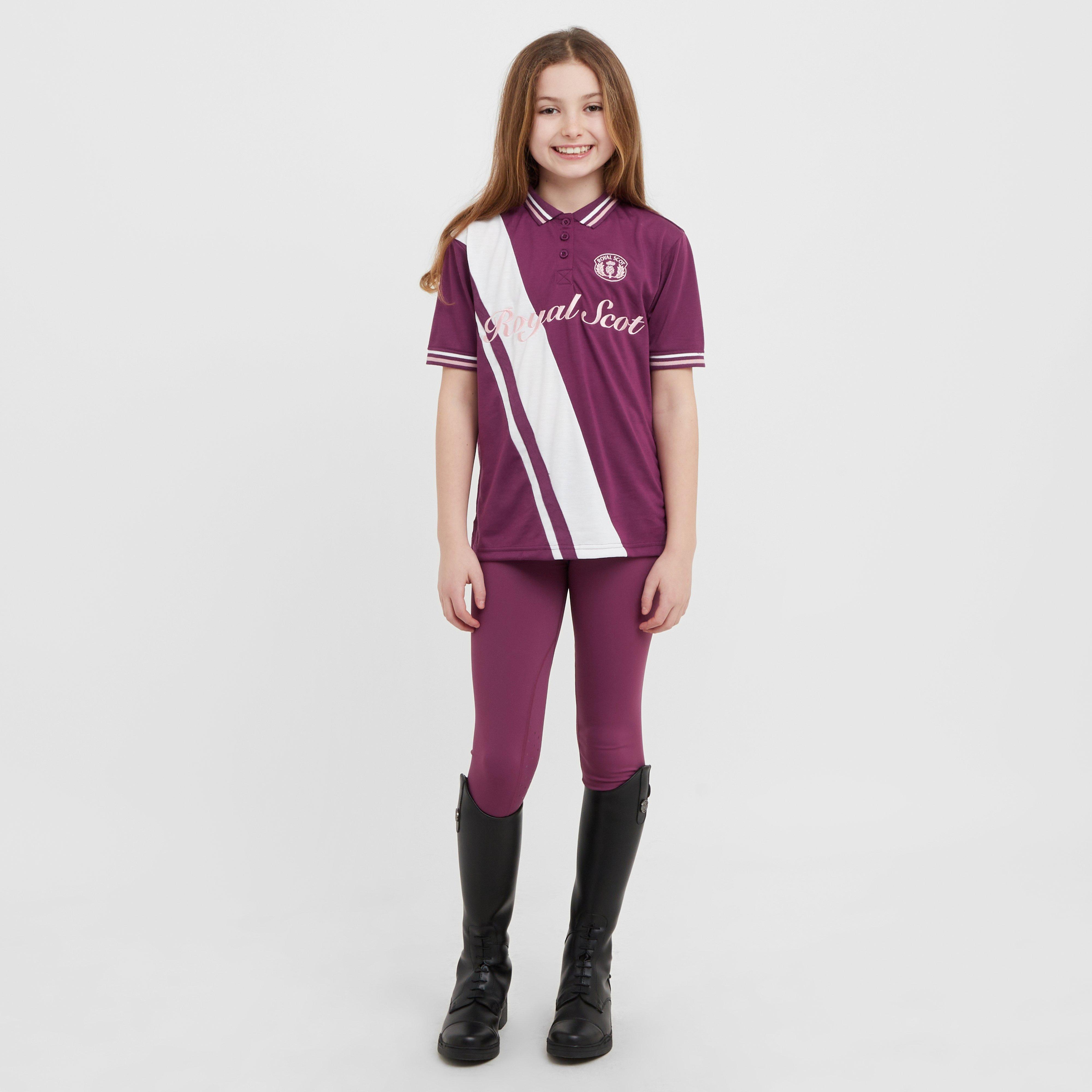 Kids’ Nora Team Polo Top Amaranth