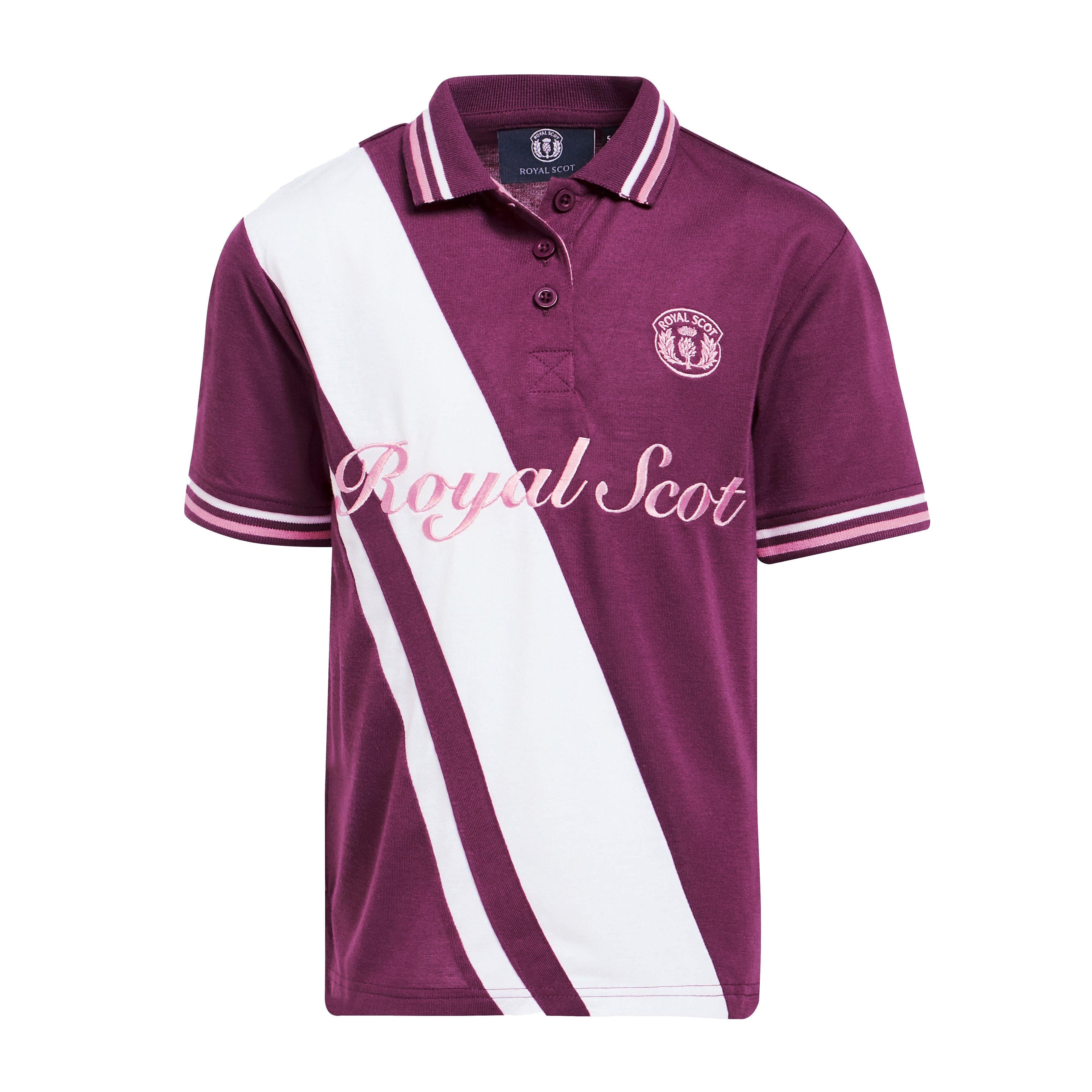 Kids’ Nora Team Polo Top Amaranth