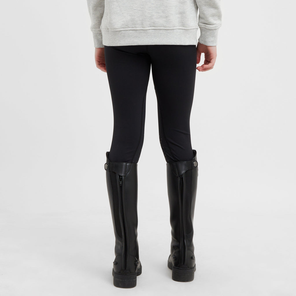 Kids’ Ivy Knee Patch Tights Black