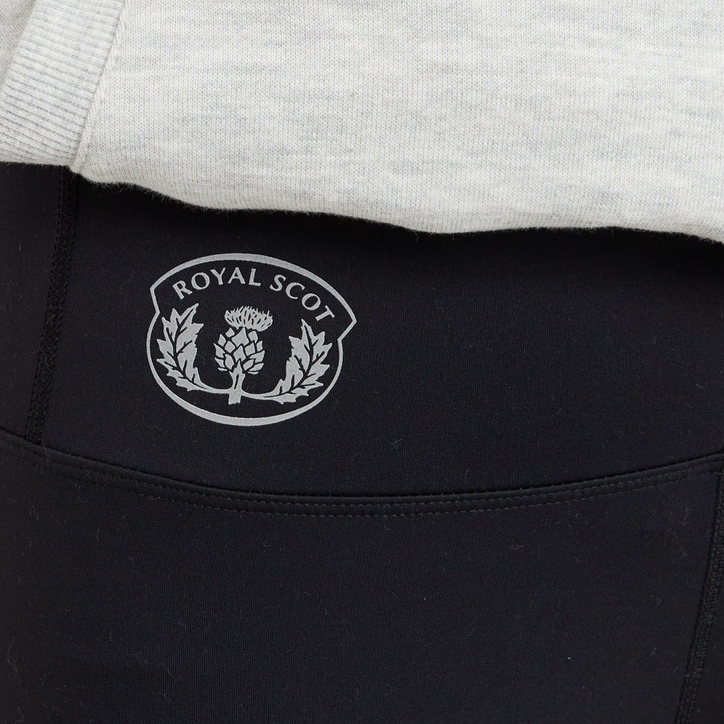 Kids’ Ivy Knee Patch Tights Black