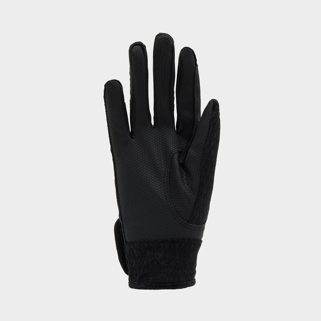 Adult Silicone Riding Gloves Black