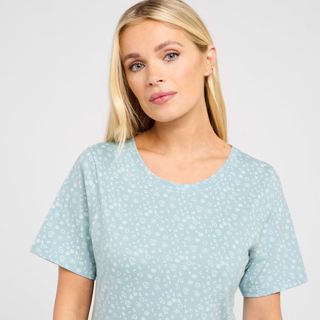 Women’s Short Sleeved Ditsy T-Shirt