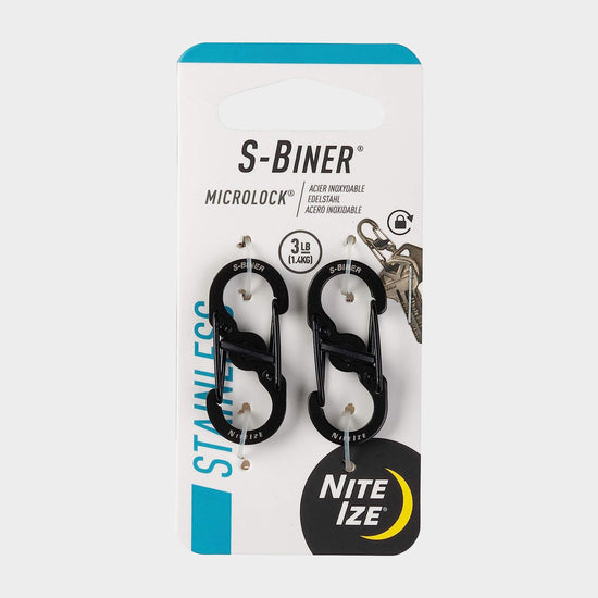 Mini S-lock Carabiner 2 pack