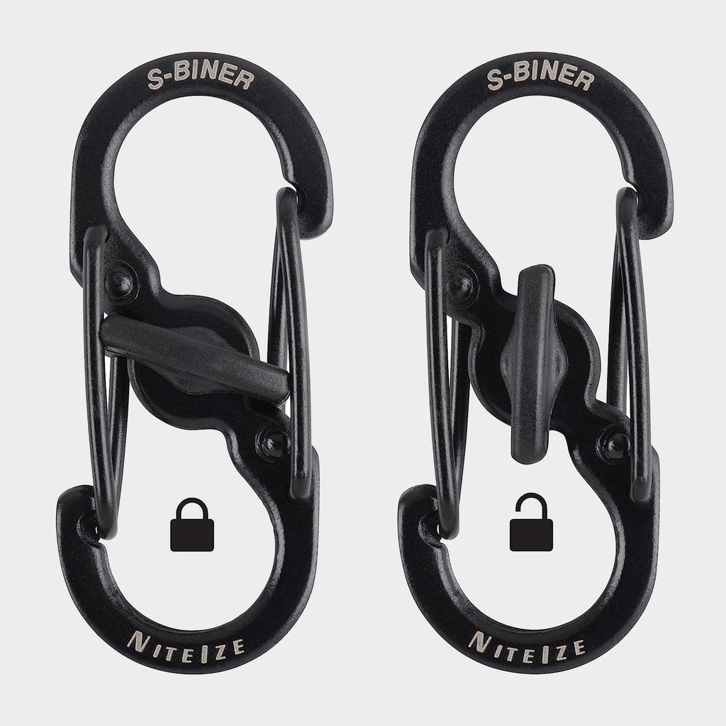 Mini S-lock Carabiner 2 pack